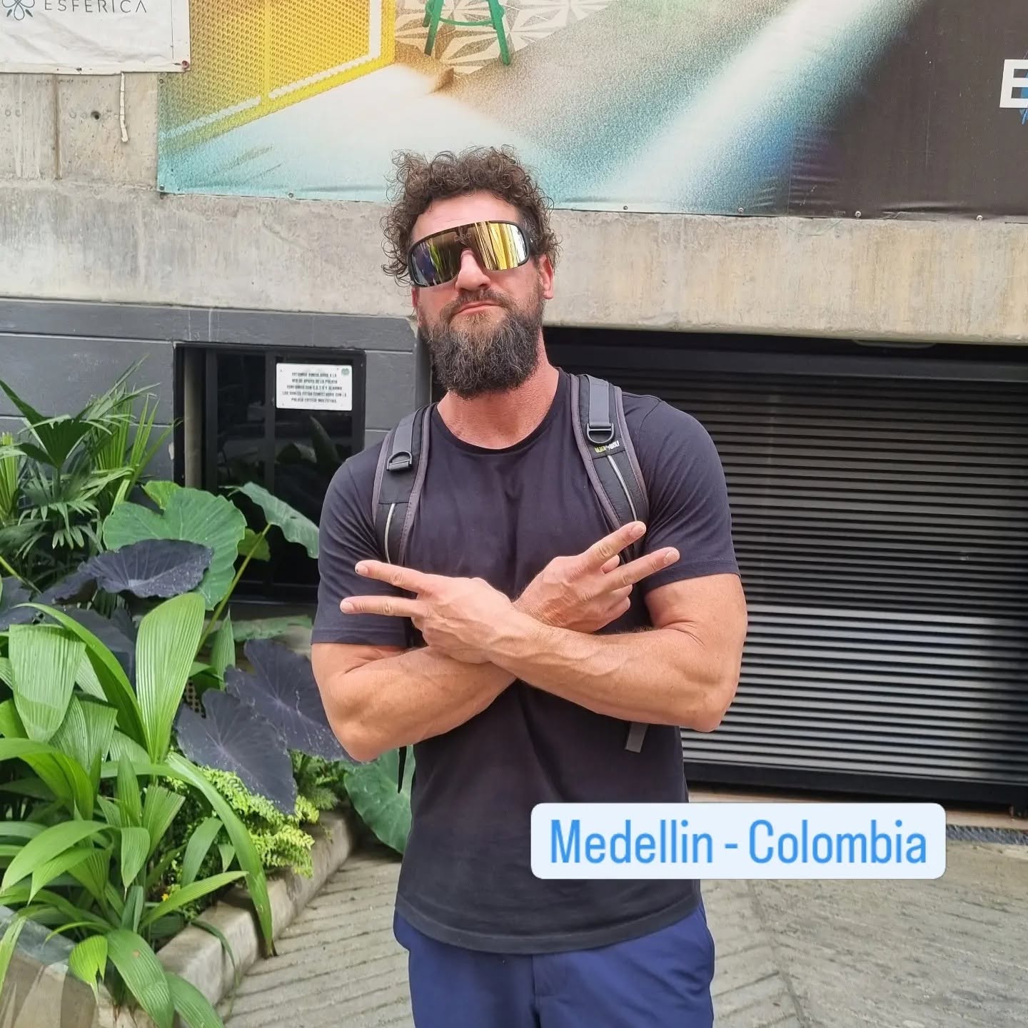 Brent travelling in Medellín, Colombia